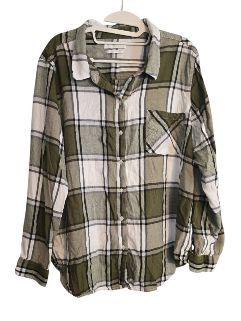 Lucky Brand Classic Fit Flannel Size XL In EUC